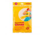 McLean-Home Резиновые перчатки, мягкая хлопчатобумажная подкладка , 1шт, S
