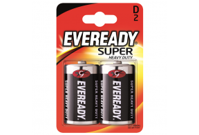 Eveready Super Heavy Duty D (R20) battery, 2 pcs/bl