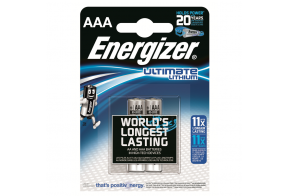 Energizer L92 AAA Ultimate lithium battery, 2 pcs/bl